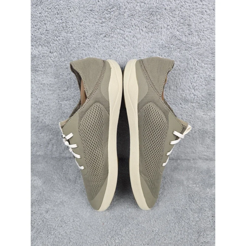 OluKai Moku Pae Men's Size 12 Olive Green Mesh Boat Shoes Sneakers 10472-1020